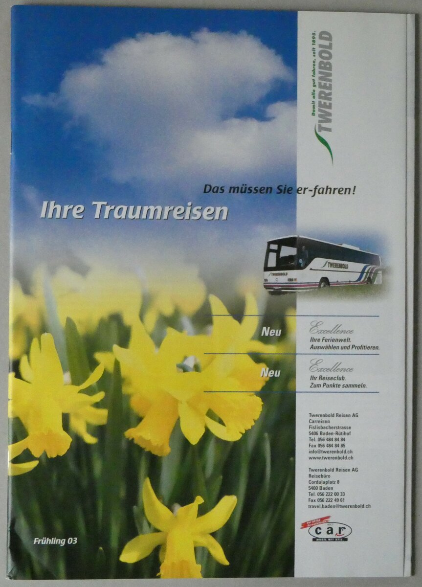 (252'746) - Twerenbold-Ihre Traumreisen Fr�hling 03 am 16. Juli 2023 in Thun