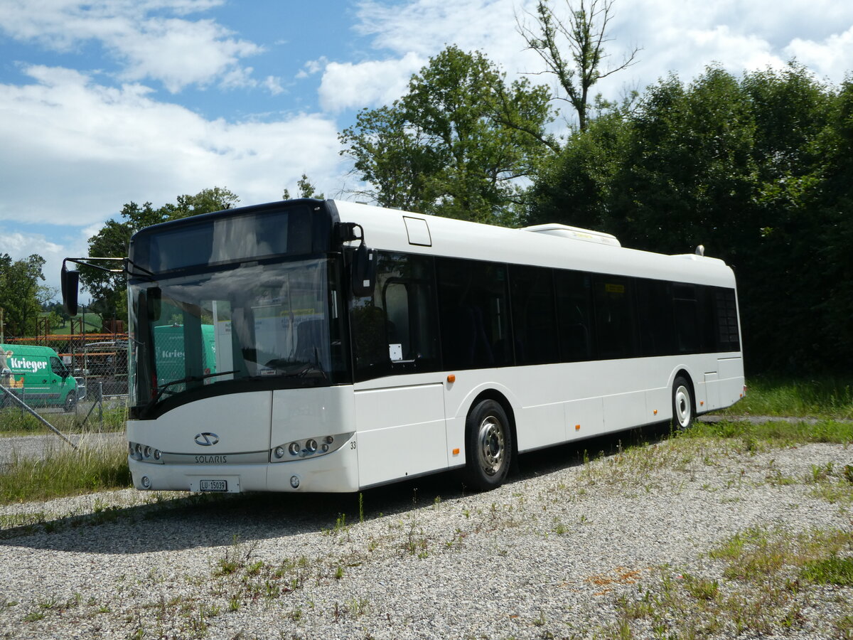 (253'127) - ARAG Ruswil - Nr. 33/LU 15'039 - Solaris am 29. Juli 2023 in Ruswil, Garage