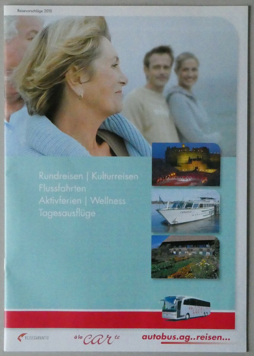 (253'452) - � la Carte/Autobus AG-Reisevorschl�ge 2010 am 6. August 2023 in Thun (Vorderseite)