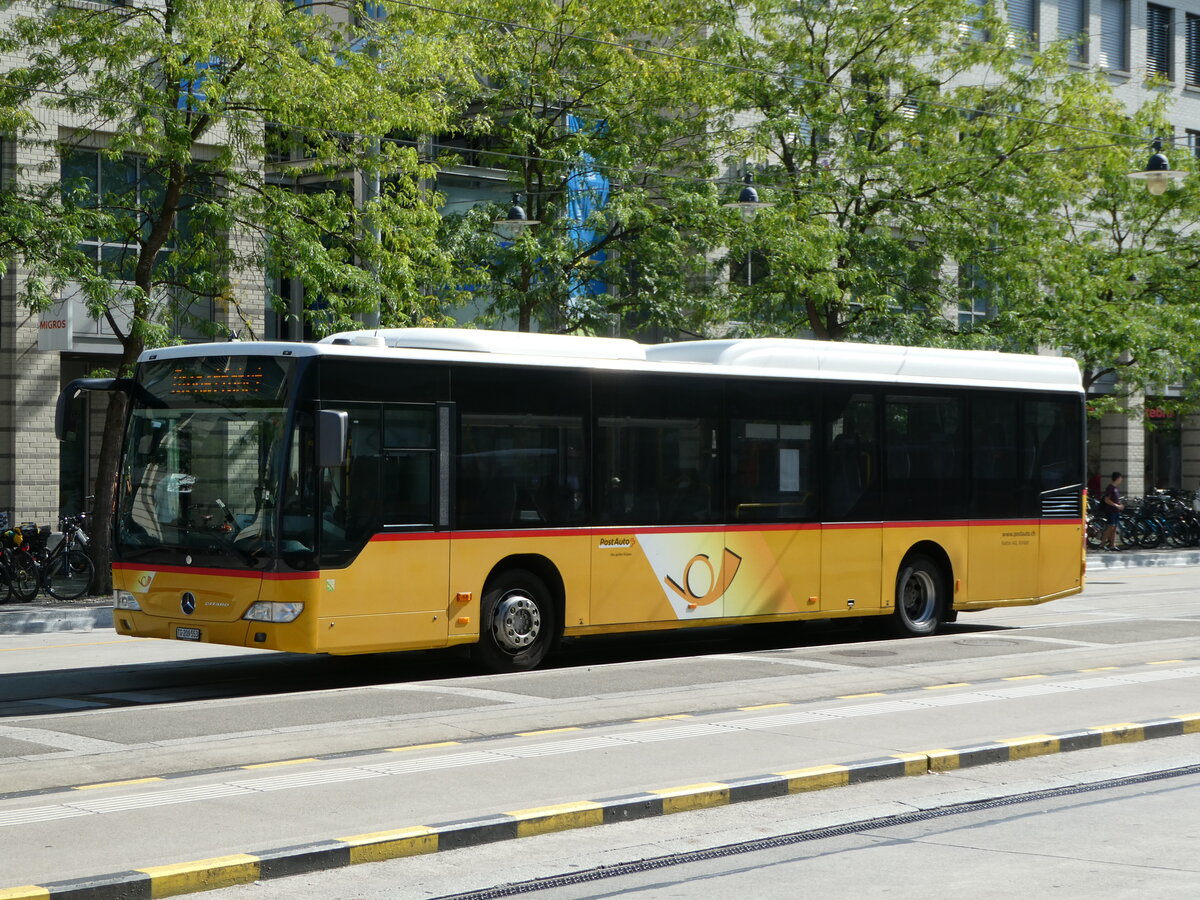 (253'879) - Rattin, Schlatt - TG 209'553/PID 4539 - Mercedes (ex Harz, D-Saarbr�cken; ex PostAuto Bern; ex AVG Meiringen Nr. 71) am 18. August 2023 beim Bahnhof Frauenfeld