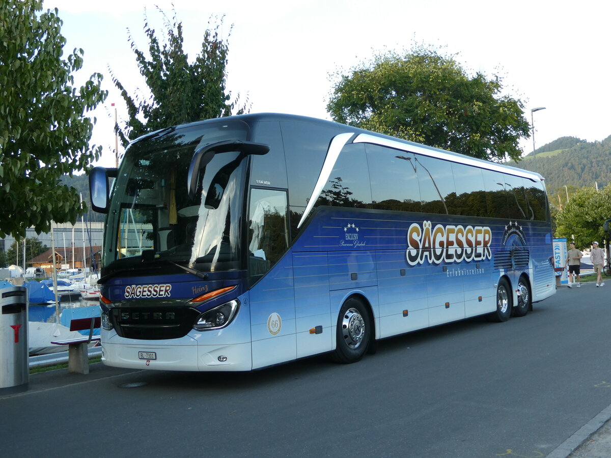 (253'885) - S�gesser, Wintersingen - Nr. 4/BL 7301 - Setra am 18. August 2023 in Thun, Strandbad