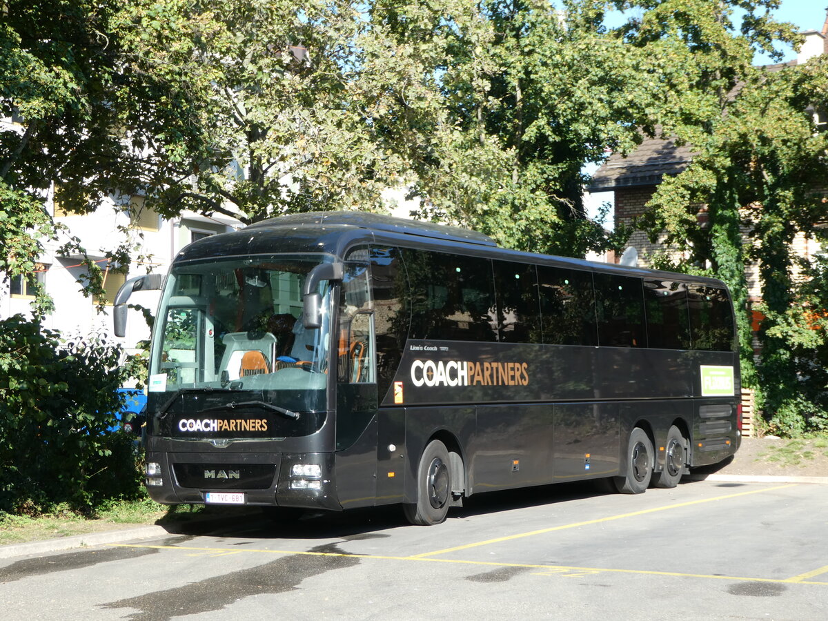 (253'903) - Aus Belgien: Coach Partners - 1-TCV-681 - MAN am 19. August 2023 in Z�rich, Sihlquai