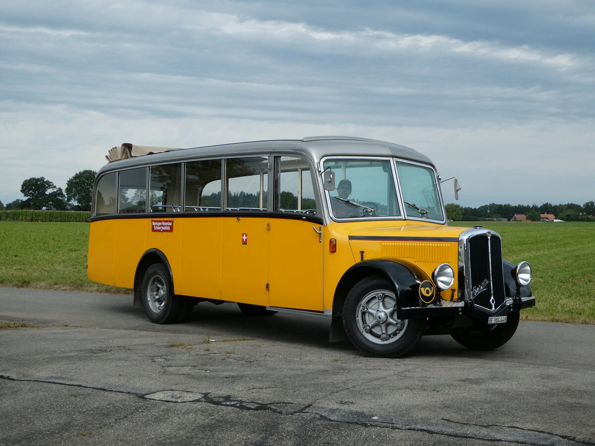 (254'175) - Museum f�r Kommunikation, Bern - BE 384'448 - Berna/Hess (ex P 22'026; ex P 1655) am 25. August 2023 in Mamishaus, Depot MfK