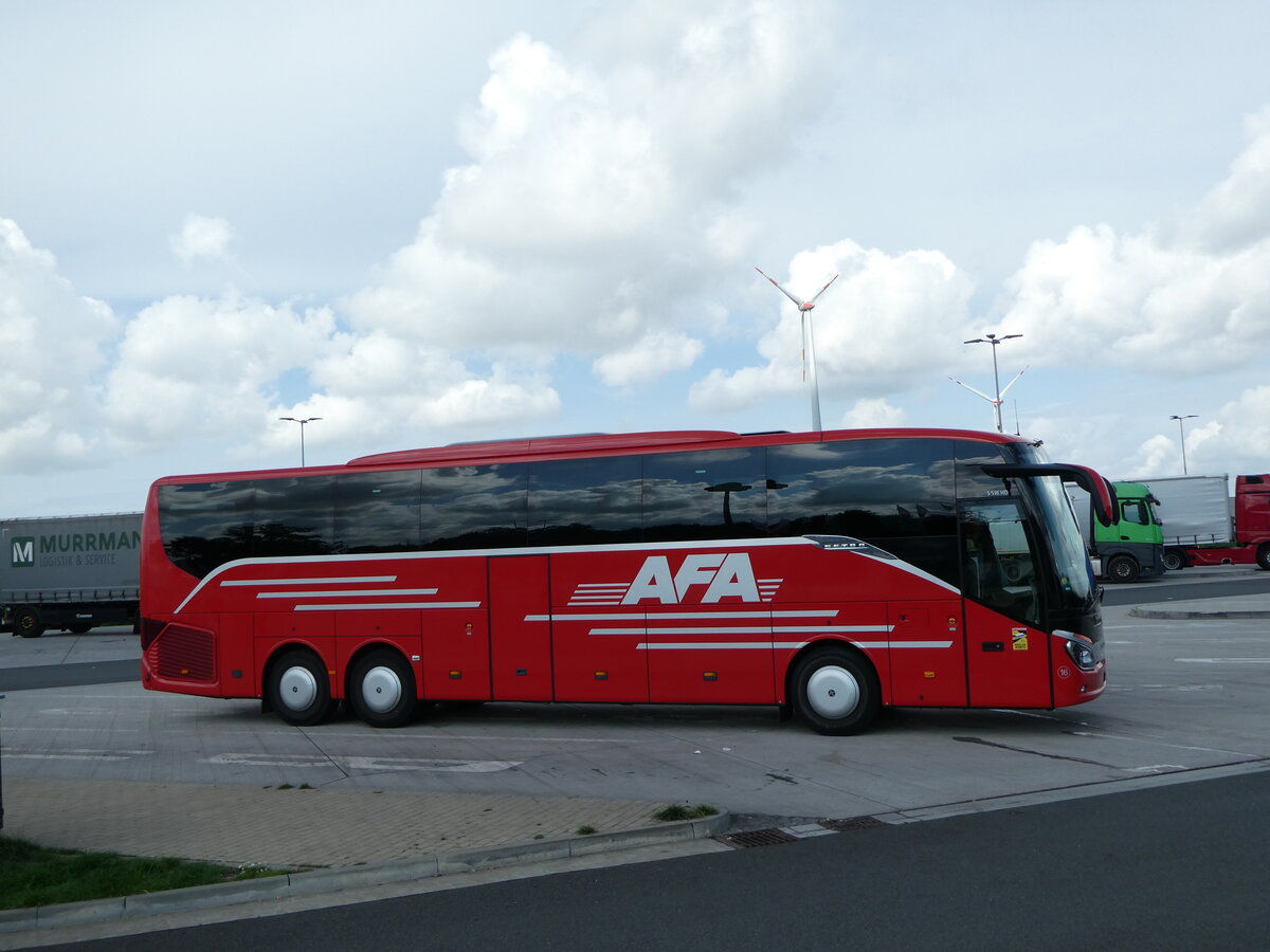 (254'371) - Aus der Schweiz: AFA Adelboden - Nr. 16/BE 21'181 - Setra am 30. August 2023 in Teuchern, Rastst�tte Osterfeld