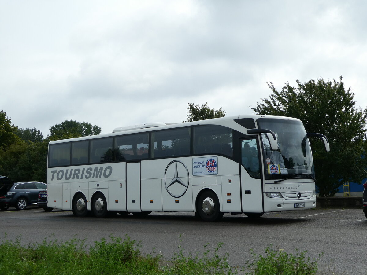 (254'434) - Aus Polen: A-Z Tour - WGM 2927G - Mercedes am 31. August 2023 in Peenem�nde, Hafen