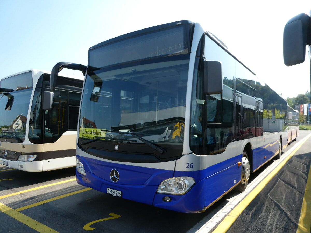 (254'987) - VZO Gr�ningen - Nr. 26/ZH 198'726 - Mercedes am 9. September 2023 in Winterthur, Daimler Buses
