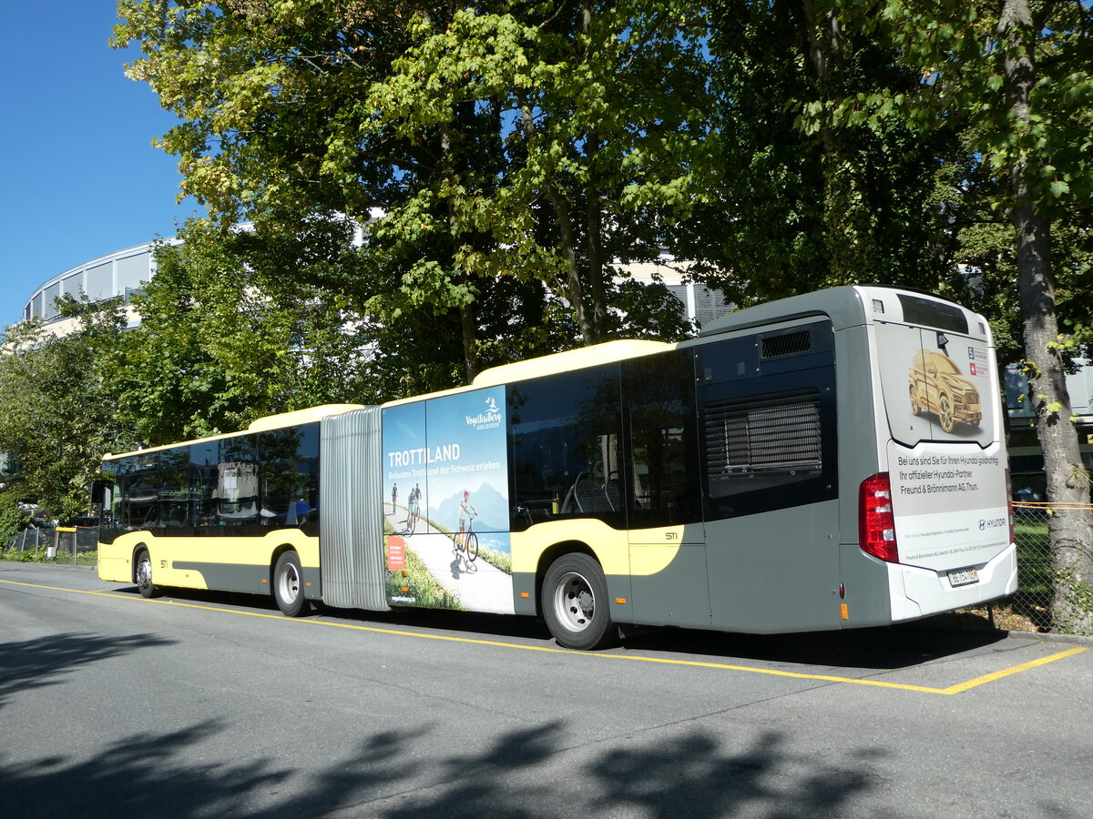 (255'533) - STI Thun - Nr. 705/BE 754'705 - Mercedes am 24. September 2023 bei der Schiffl�ndte Thun