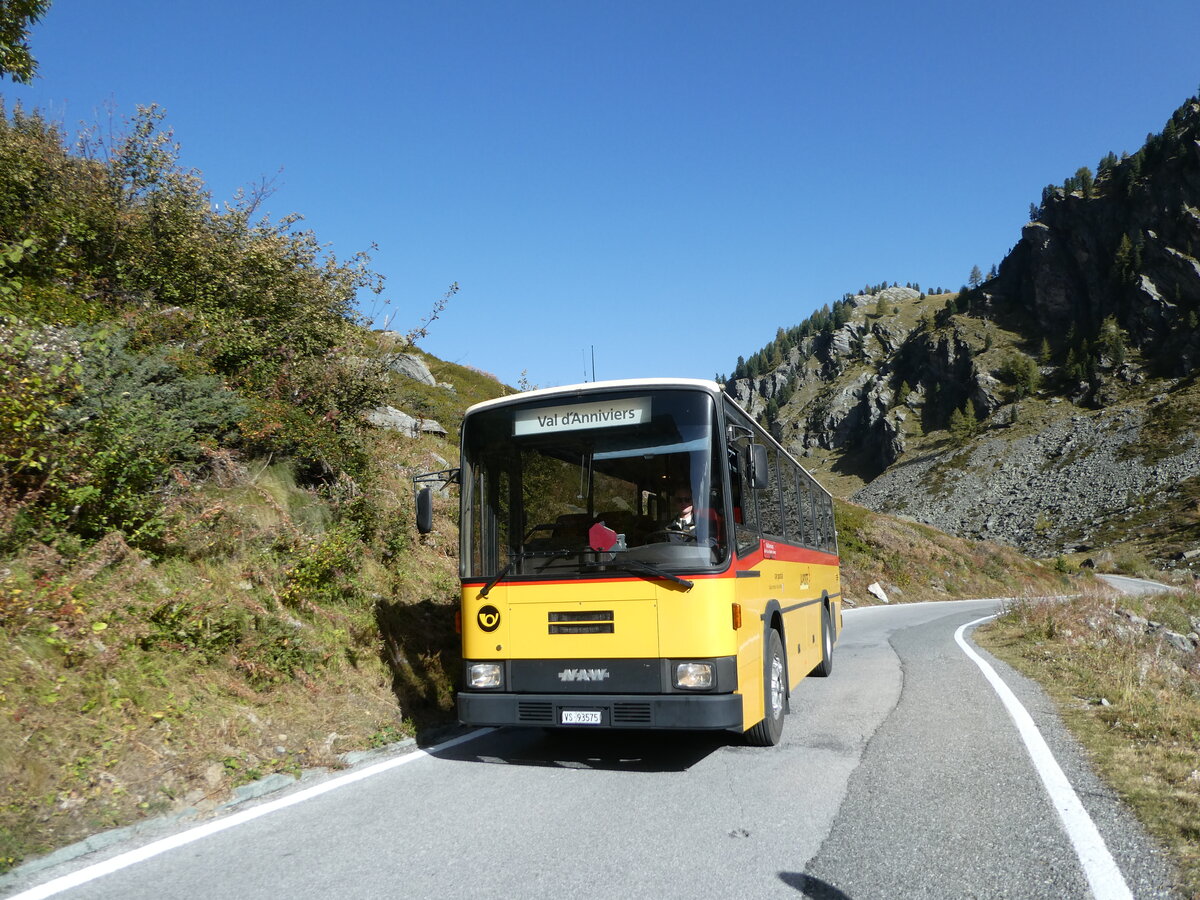 (256'022) - Oser, B�rchen - VS 93'575 - NAW/Lauber (ex Epiney, Ayer PID 1076) am 8. Oktober 2023 bei Grimentz