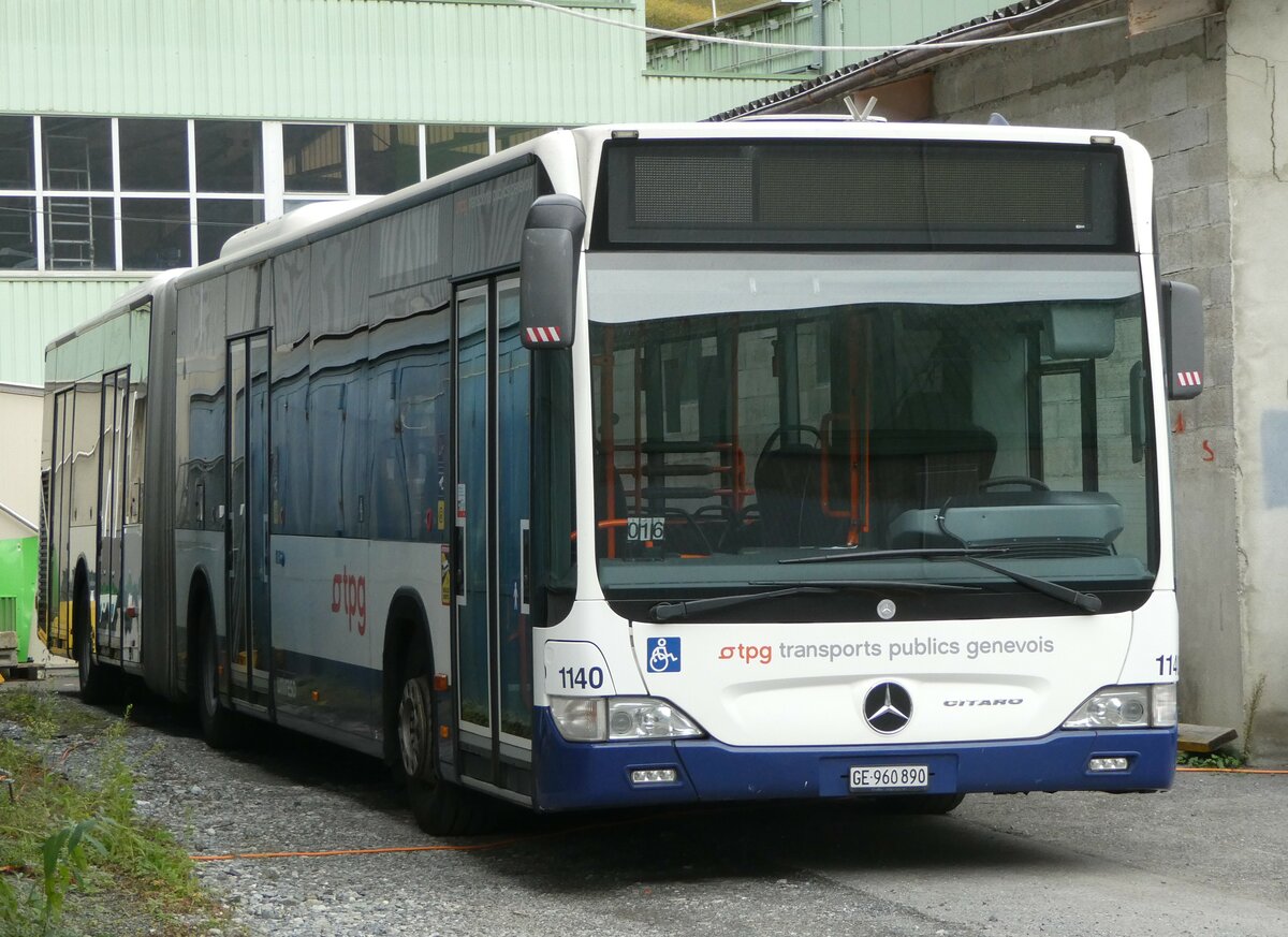 (257'046) - TPG Gen�ve - Nr. 1140/GE 960'890 - Mercedes am 16. November 2023 in Leytron, Garage Buchard