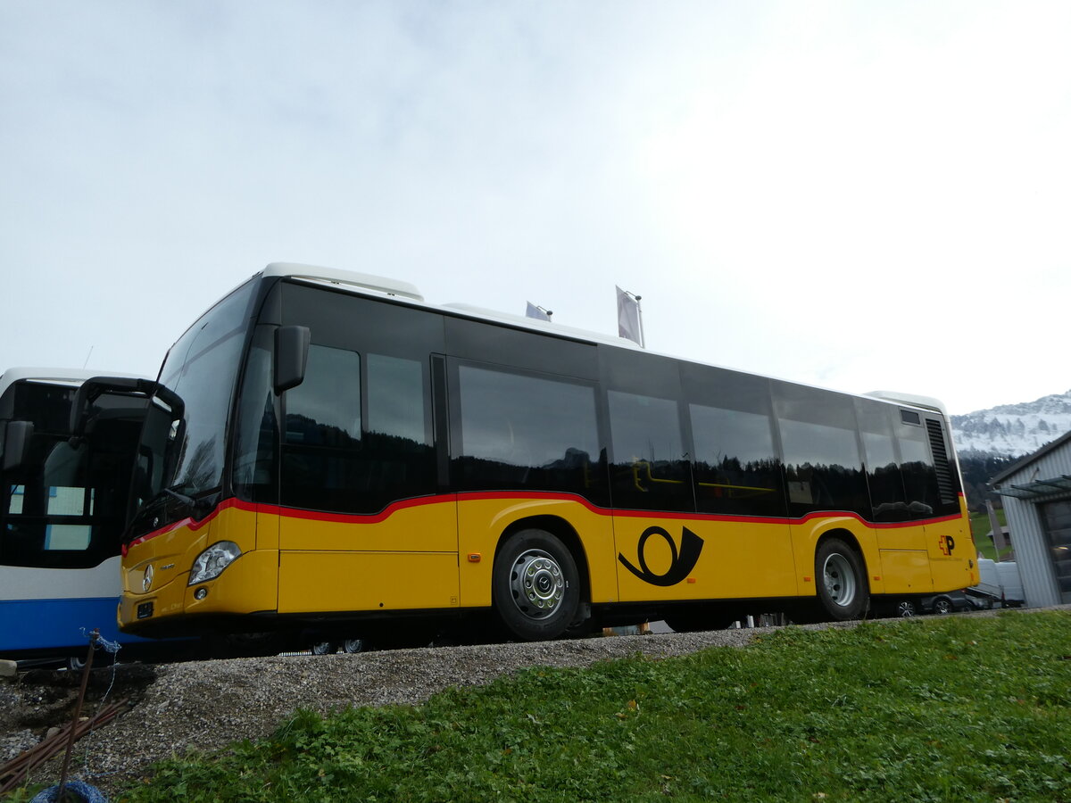 (257'071) - Postautobetriebe Unteres Toggenburg, L�tisburg - PID 12'037 - Mercedes am 18. November 2023 in Nesslau, Altherr