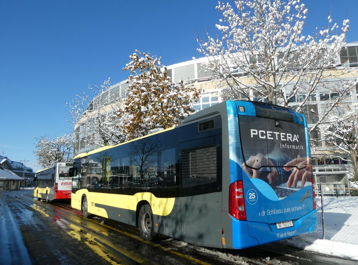 (257'386) - STI Thun - Nr. 176/BE 752'176 - Mercedes am 3. Dezember 2023 bei der Schiffl�ndte Thun