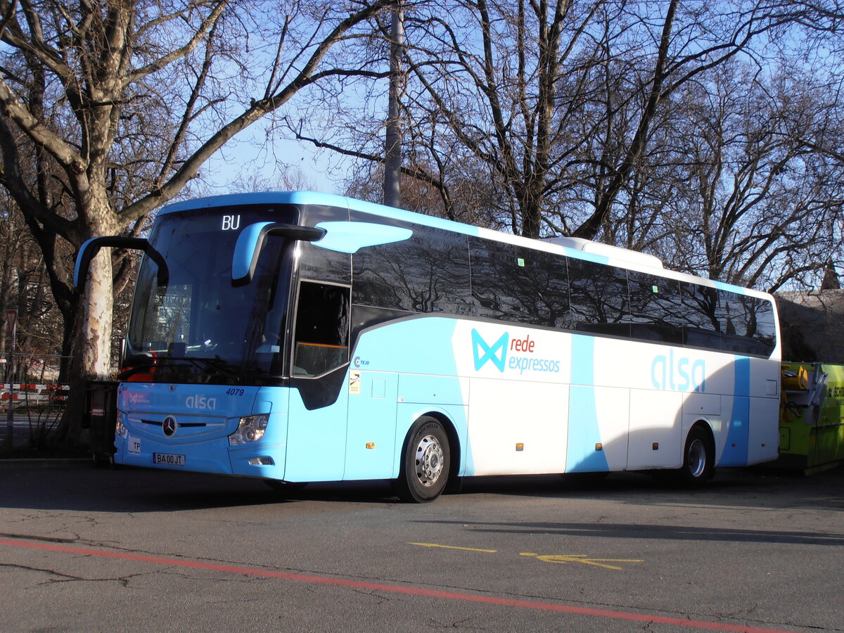 (258'028) - Aus Portugal: ALSA, Madrid - Nr. 4079/BA00JT - Mercedes am 30. Dezember 2023 in Z�rich, Sihlquai