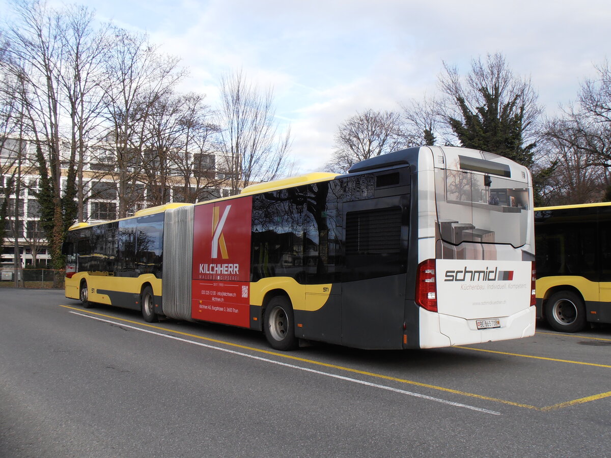 (258'046) - STI Thun - Nr. 708/BE 865'708 - Mercedes am 31. Dezember 2023 bei der Schiffl�ndte Thun