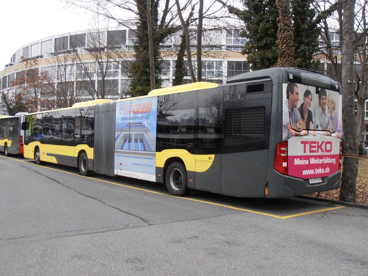 (258'095) - STI Thun - Nr. 702/BE 555'702 - Mercedes am 2. Januar 2024 bei der Schiffl�ndte Thun