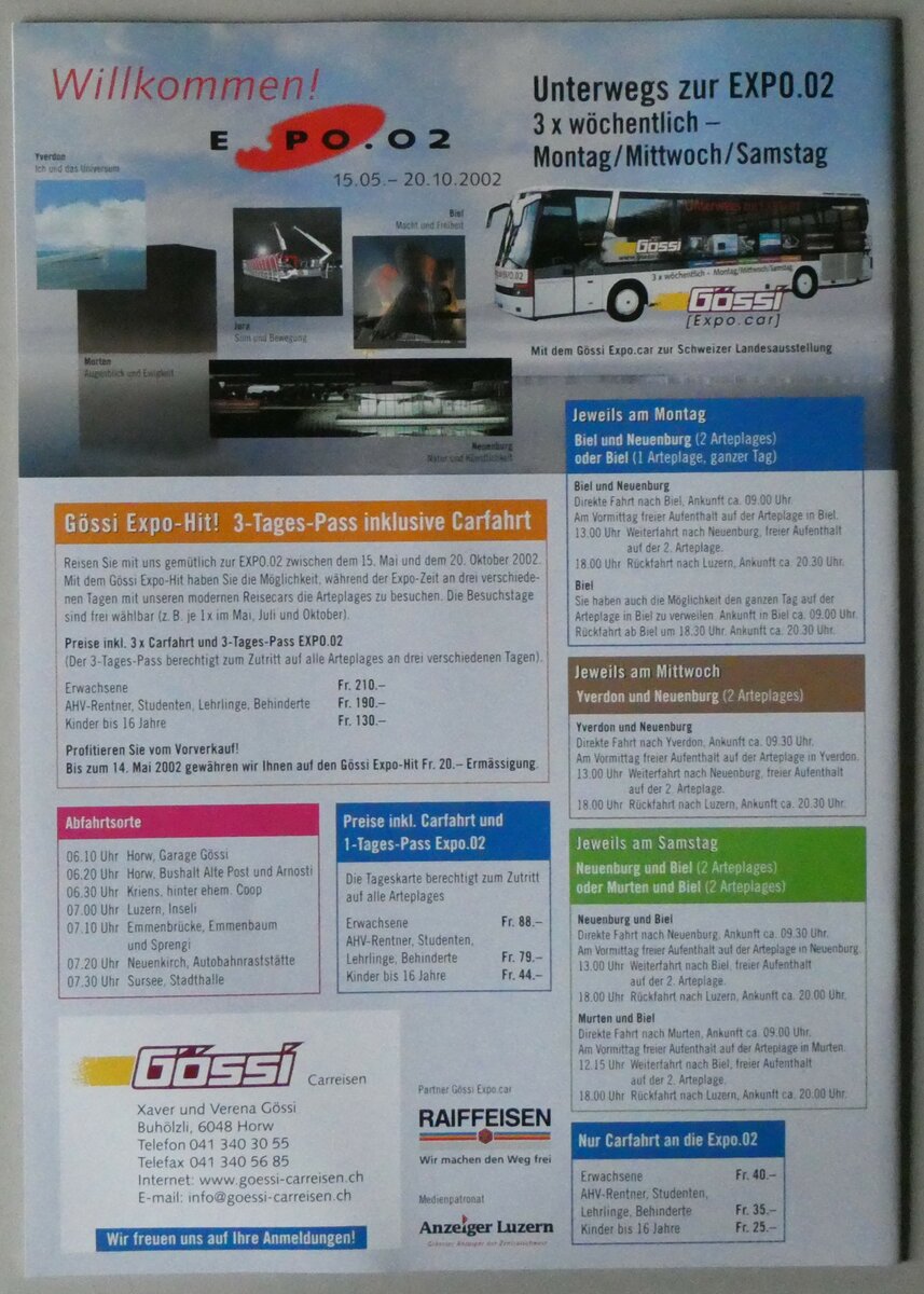 (258'489) - G�ssi-Carreisen 02 am 8. Januar 2024 in Thun (R�ckseite)