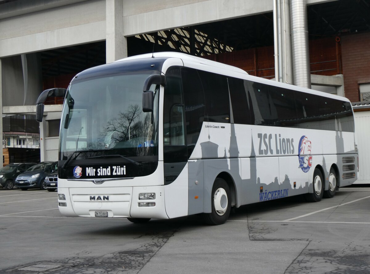 (258'738) - W�ckerlin, Z�rich - ZH 713'801 - MAN am 14. Januar 2024 in Thun, Grabengut