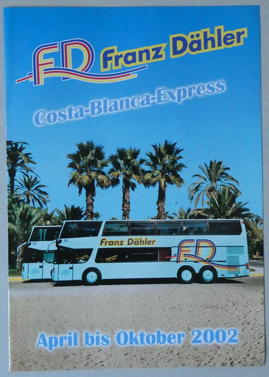 (259'613) - D�hler-Costa-Blanca-Express April bis Oktober 2002 am 25. Februar 2024 in Thun