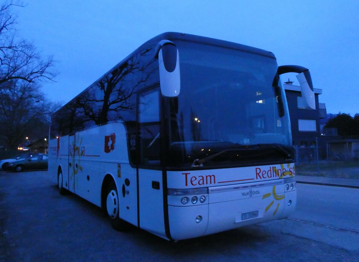 (259'635) - Marchetti, Airolo - TI 51'966 - Van Hool am 25. Februar 2024 in Thun, R�tlistrasse