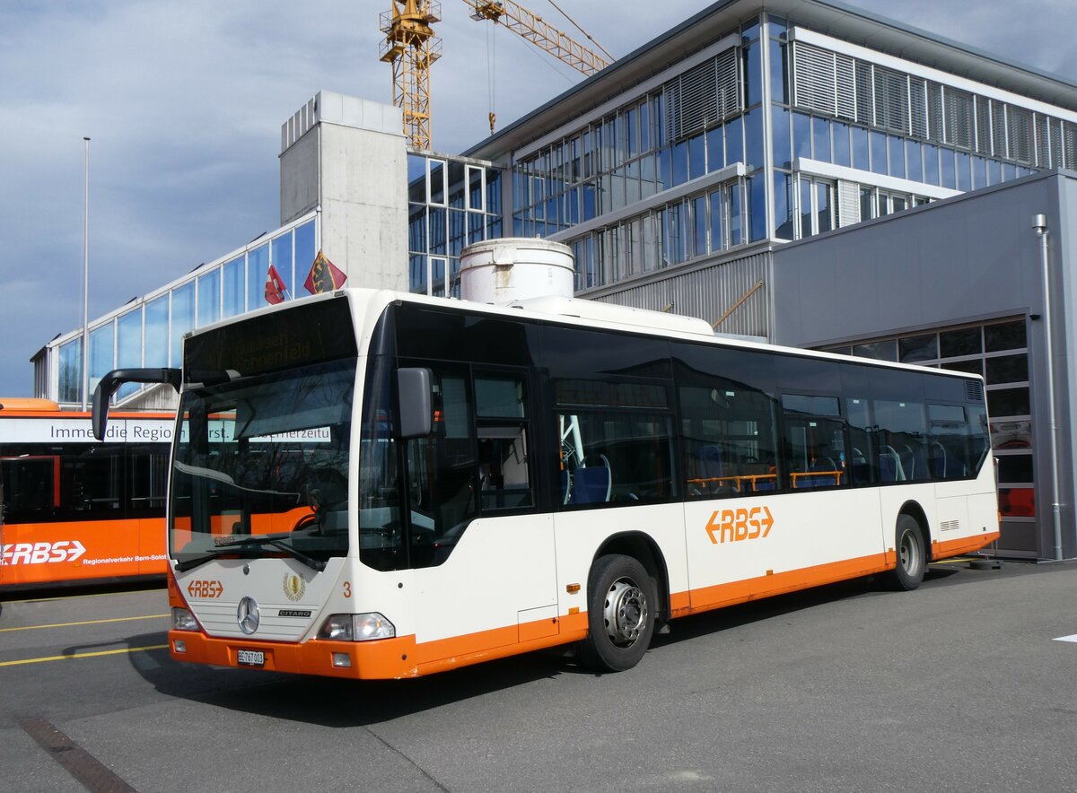 (259'931) - RBS Worblaufen - Nr. 3/BE 767'003 - Mercedes am 3. M�rz 2024 in Worblaufen, Garage