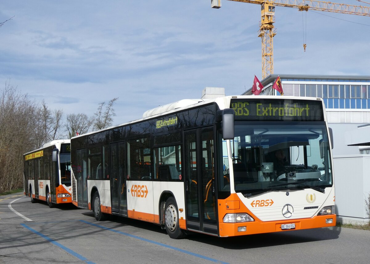 (259'975) - RBS Worblaufen Nr. 2/BE 366'002 - Mercedes am 3. M�rz 2024 in Worblaufen, Hubelgutstrasse