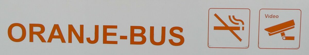 (259'987) - RBS Worblaufen - Nr. 1/BE 365'301 - Mercedes am 3. M�rz 2024 in Worblaufen, Garage (Detailaufnahme; diese Beschriftung  ORANJE-BUS  bezeugt, dass dieses Fahrzeug an der Fussball Europa-Meisterschaft 2008 in Bern f�r die holl�ndische Nationalmannschaft Werbung machte)