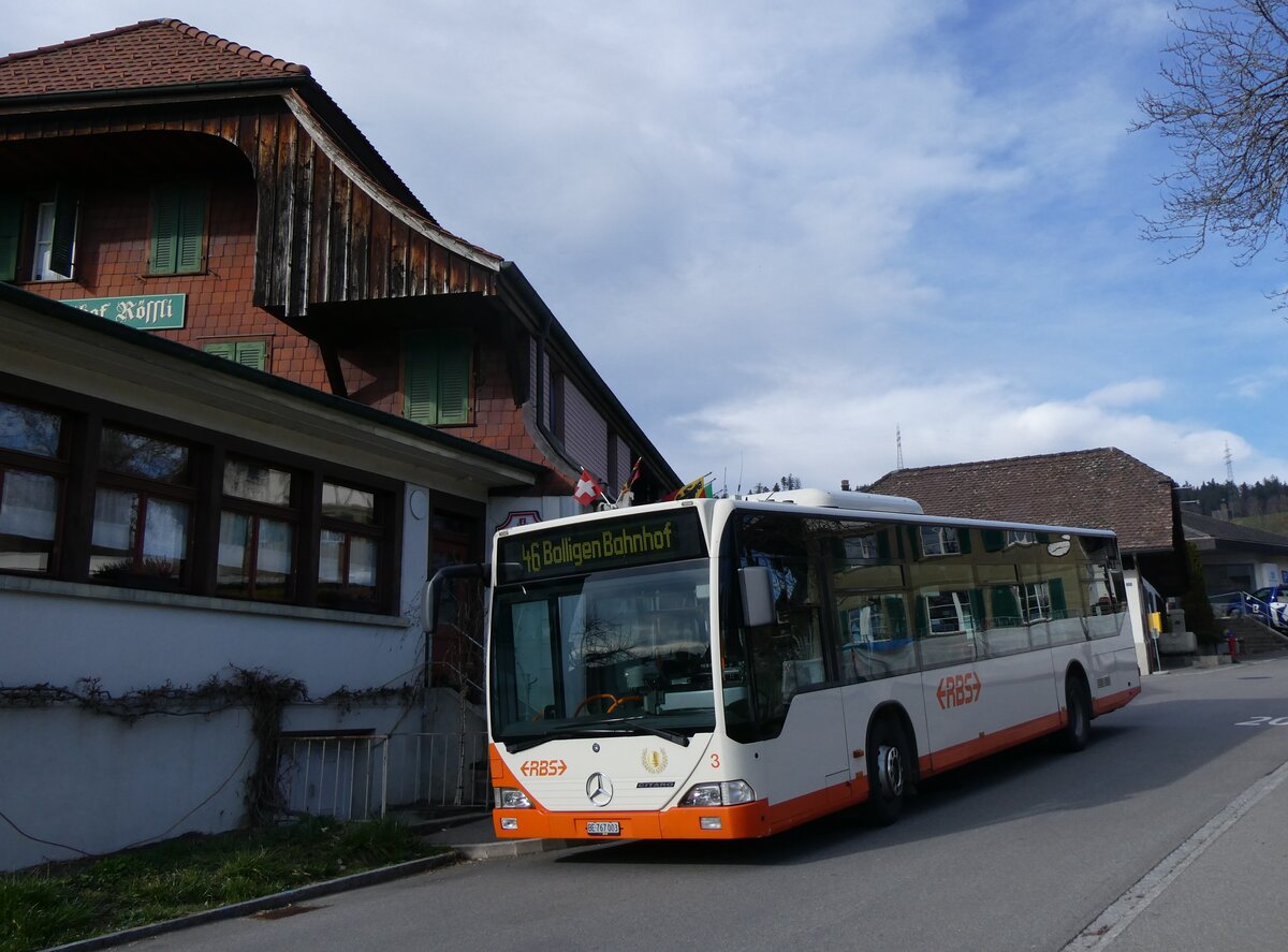 (260'029) - RBS Worblaufen - Nr. 3/BE 767'003 - Mercedes am 3. M�rz 2024 in Habstetten, R�ssli