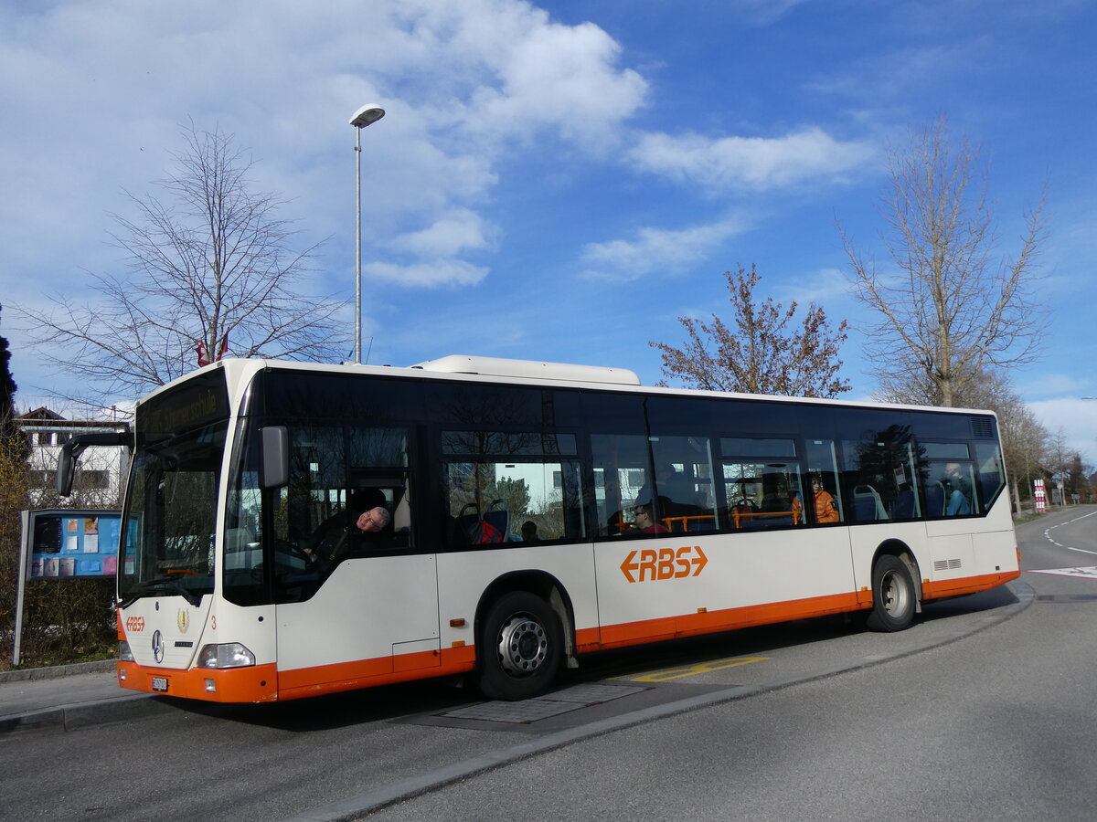(260'048) - RBS Worblaufen - Nr. 3/BE 767'003 - Mercedes am 3. M�rz 2024 in Ittigen, Mannenberg