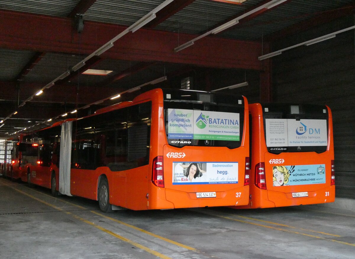 (260'119) - RBS Worblaufen - Nr. 37/BE 534'337 - Mercedes am 3. M�rz 2024 in Worblaufen, Garage