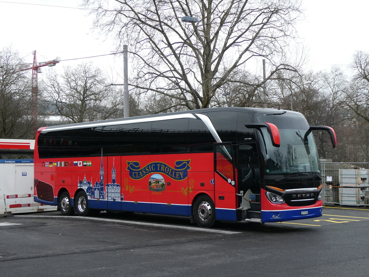 (260'174) - Meier, Z�rich - ZH 301'569 - Setra am 7. M�rz 2024 in Z�rich, Sihlquai