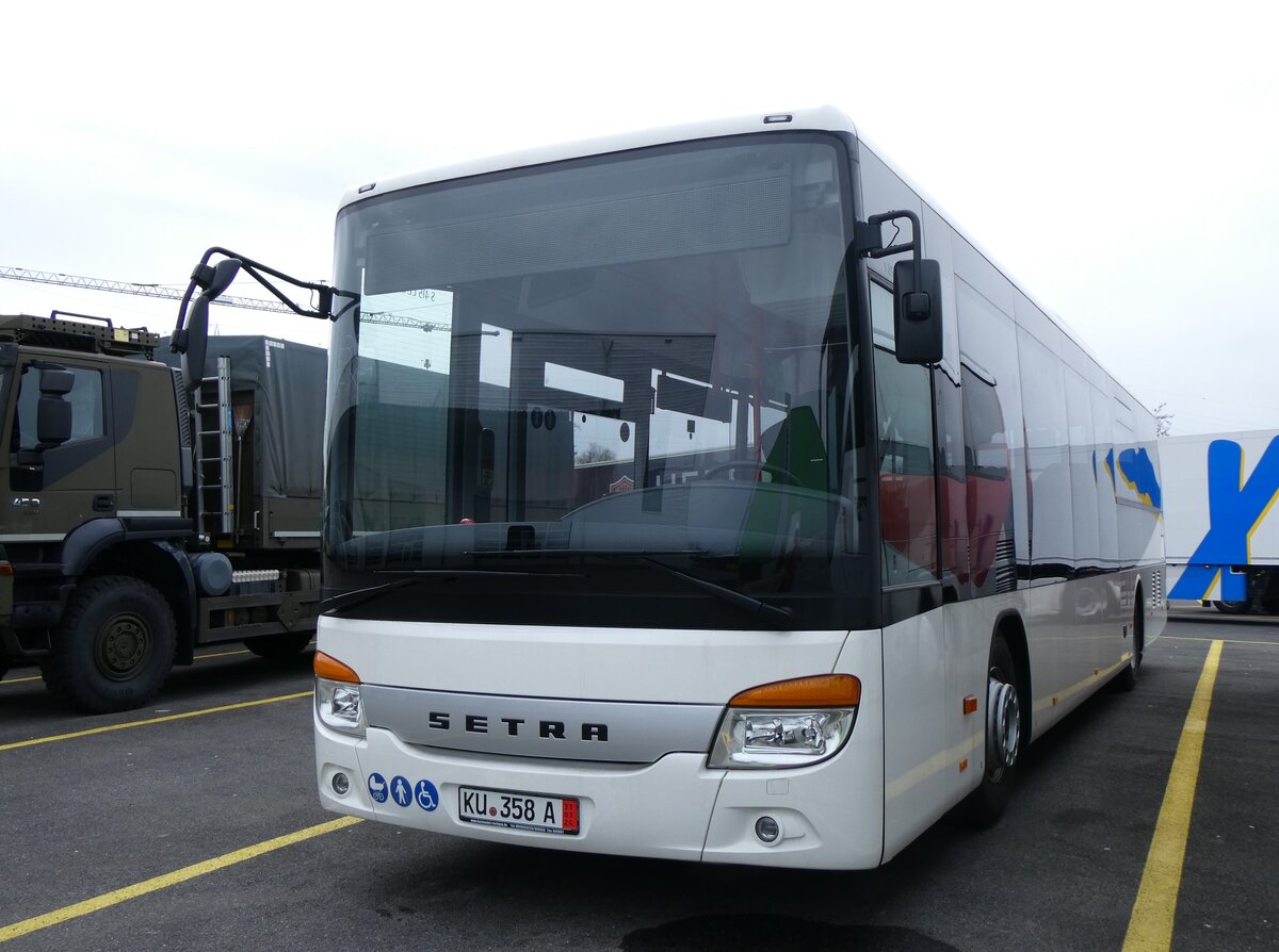 (260'435) - Aus Deutschland: R�ttgen, Untersteinach - KU 358 A - Setra am 17. M�rz 2024 in Kerzers, Interbus