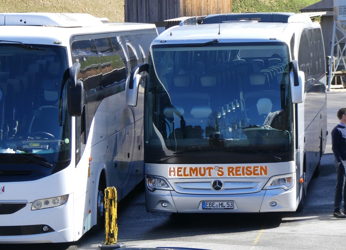 (260'489) - Aus Deutschland: Helmut's Reisen, Markt Schwaben - EBE-HL 53 - Mercedes am 19. M�rz 2024 in Grindelwald, Grund 