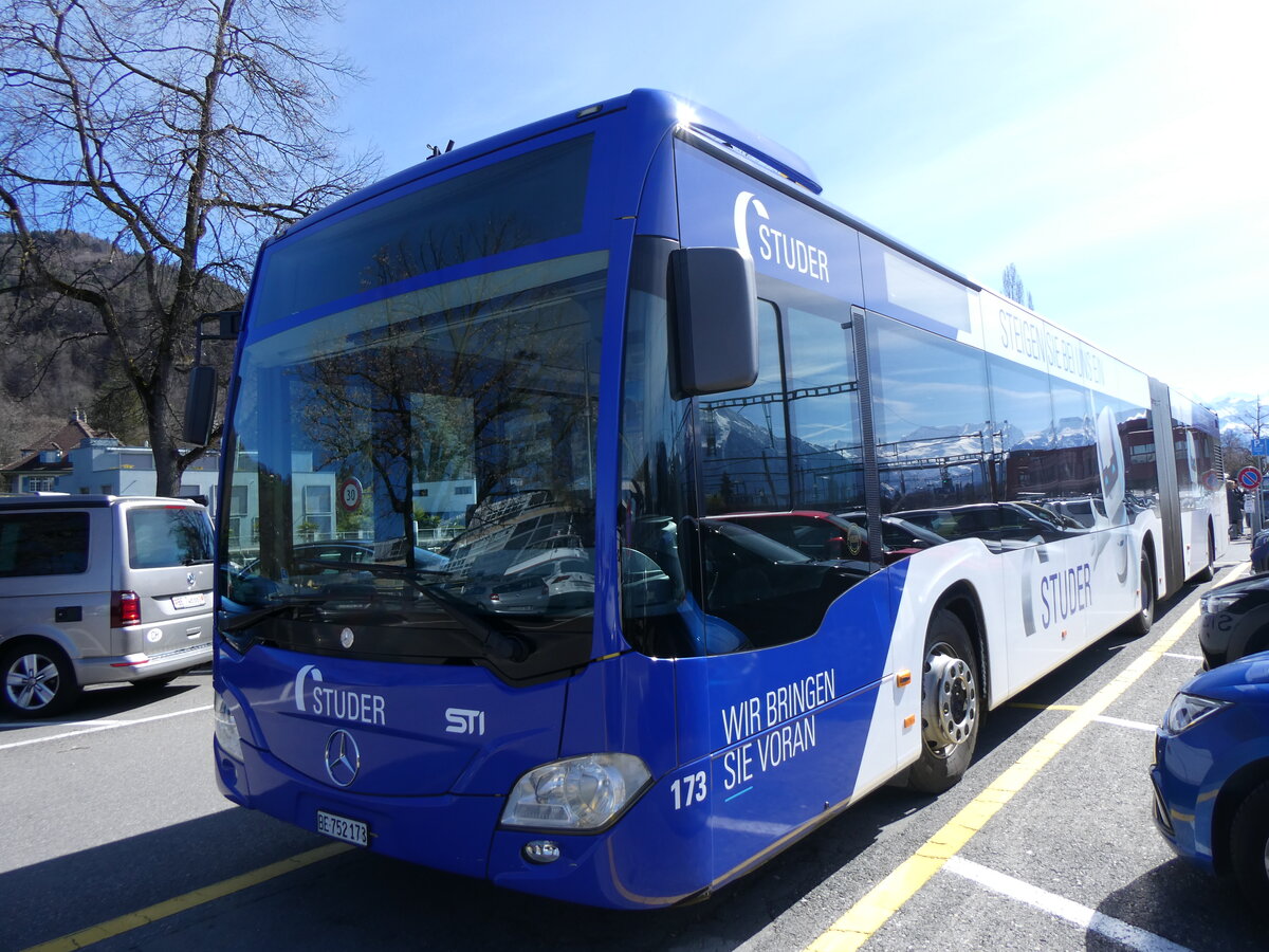 (260'686) - STI Thun - Nr. 173/BE 752'173 - Mercedes am 25. M�rz 2024 in Thun, CarTerminal