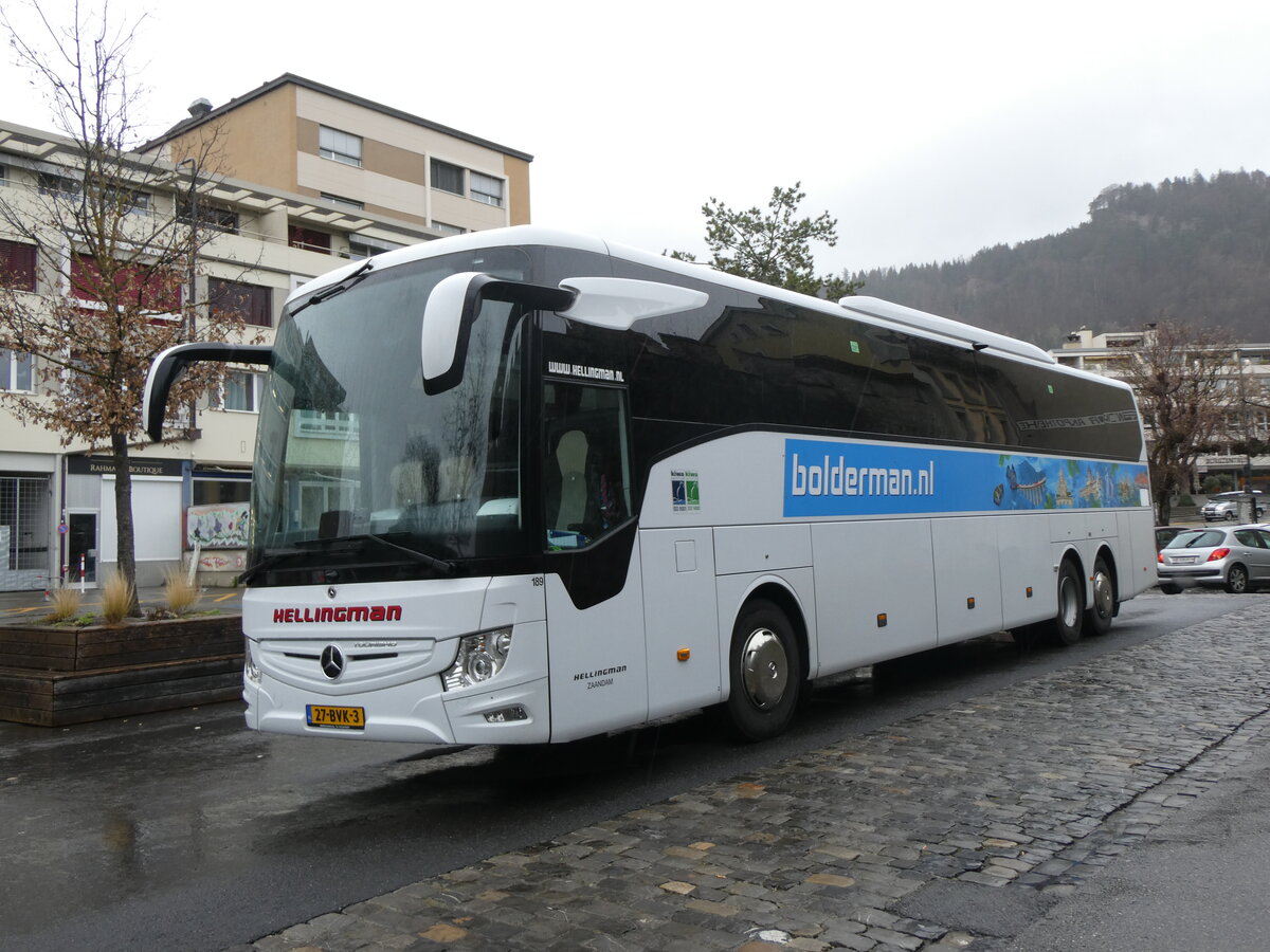 (260'710) - Aus Holland: Hellingman, Zaandam - Nr. 189/27-BVK-3 - Mercedes am 27. M�rz 2024 in Thun, Berntorplatz