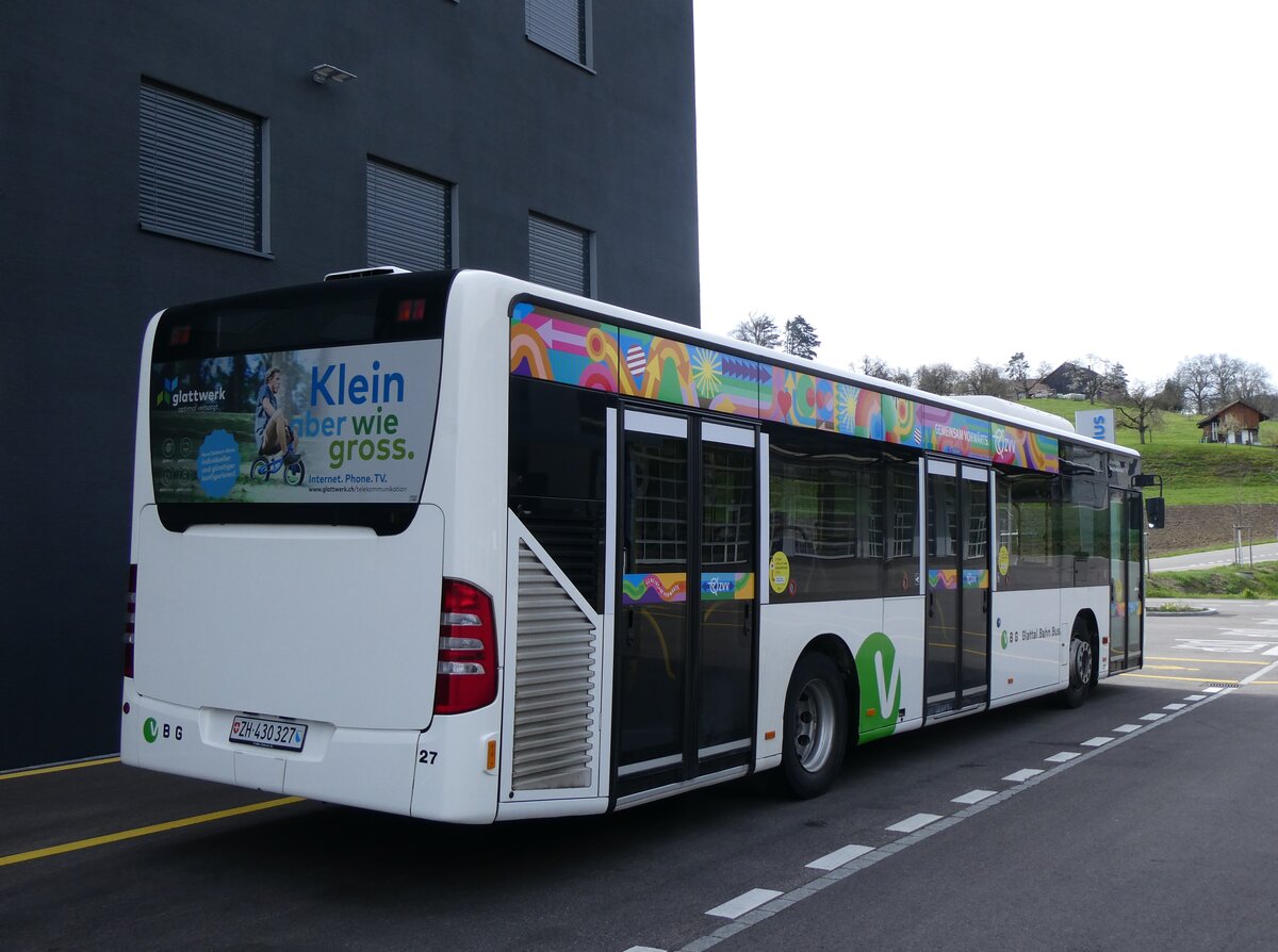 (260'798) - Maag, Kloten - Nr. 27/ZH 430'327 - Mercedes am 29. M�rz 2024 in Winterthur, Daimler Buses