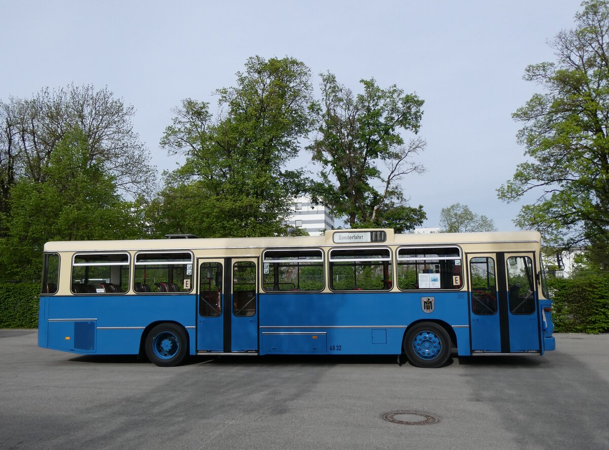 (261'253) - MVG M�nchen (OCM) - Nr. 4632/M-YN 4432H - MAN am 13. April 2024 in M�nchen, MVG-Museum