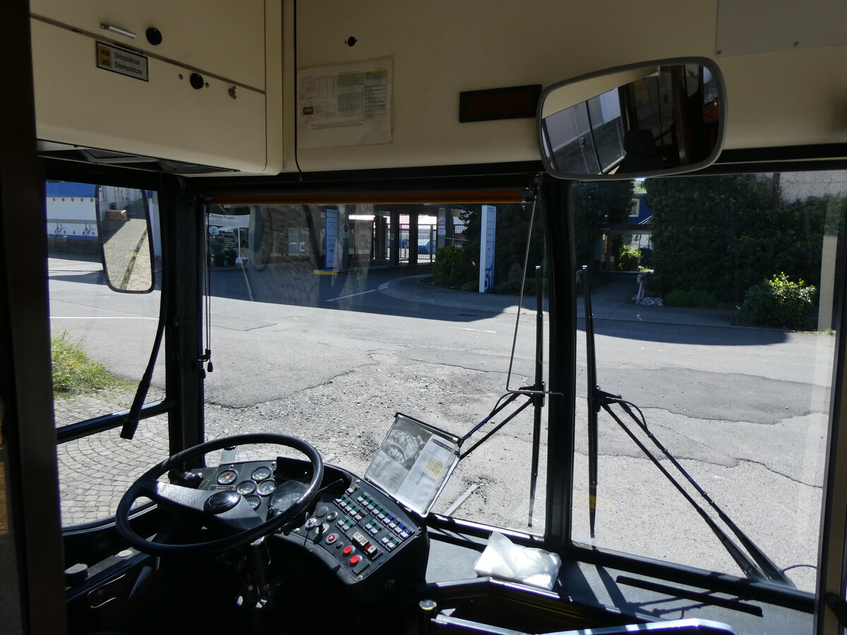 (261'762) - BSF Hochdorf - Nr. 11/LU 151'690 - Neoplan (ex M�der, Schwanden) am 27. Oktober 2024 in Brugg, Bahnhpark (Innenaufnahme)