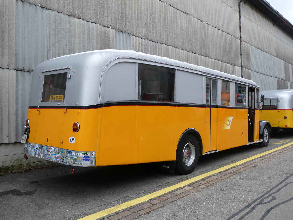 (261'935) - Badertscher, Winterthur - ZH 32'016 U - FBW/T�scher (ex P 24'574; ex P 1394) am 4. Mai 2024 in Attikon, Wegm�ller