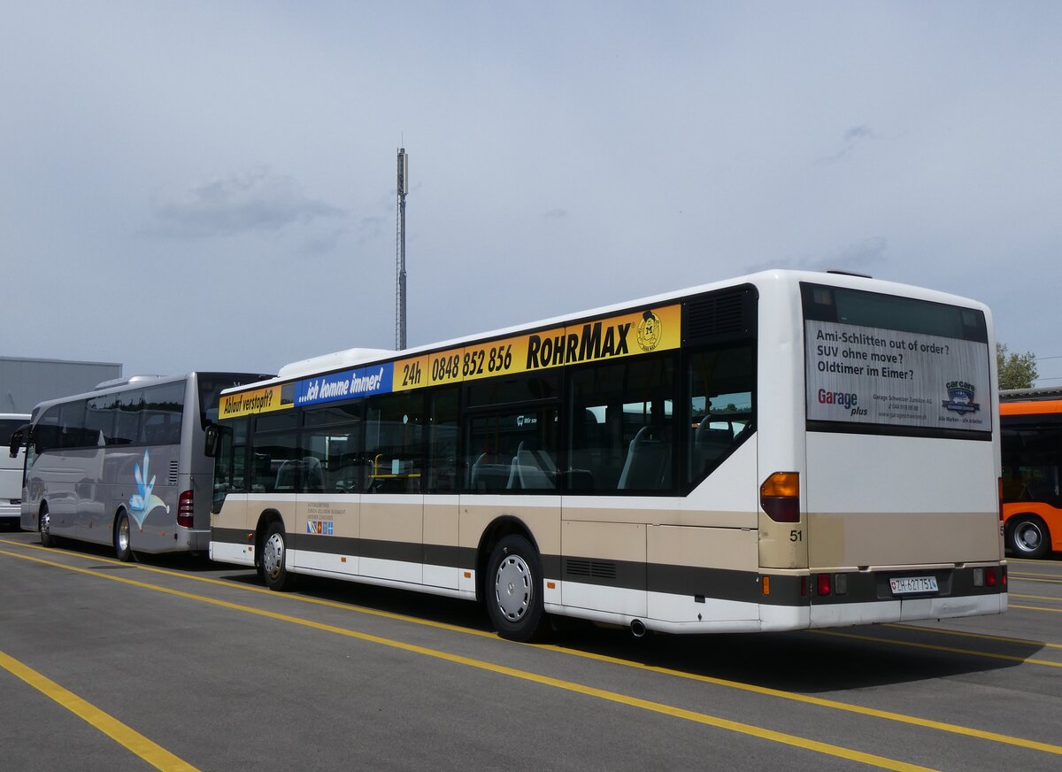 (262'148) - AZZK Zollikon - Nr. 51/ZH 627'751 - Mercedes am 4. Mai 2024 in Winterthur, Daimler Buses