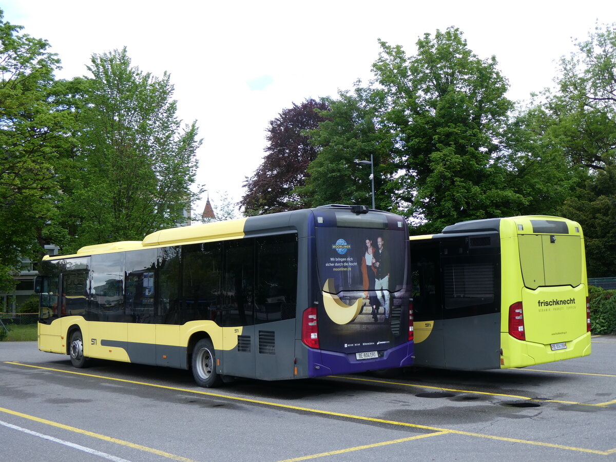 (262'405) - STI Thun - Nr. 190/BE 804'190 - Mercedes am 16. Mai 2024 bei der Schiffl�ndte Thun
