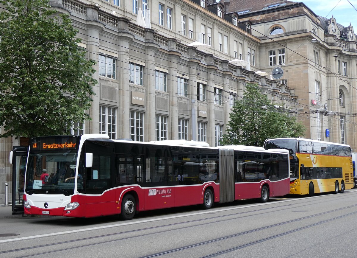 (262'867) - RTB Altst�tten - Nr. 928/SG 482'224 - Mercedes (ex Wiener Linien, A-Wien Nr. 8740) am 24. Mai 2024 beim Bahnhof St. Gallen