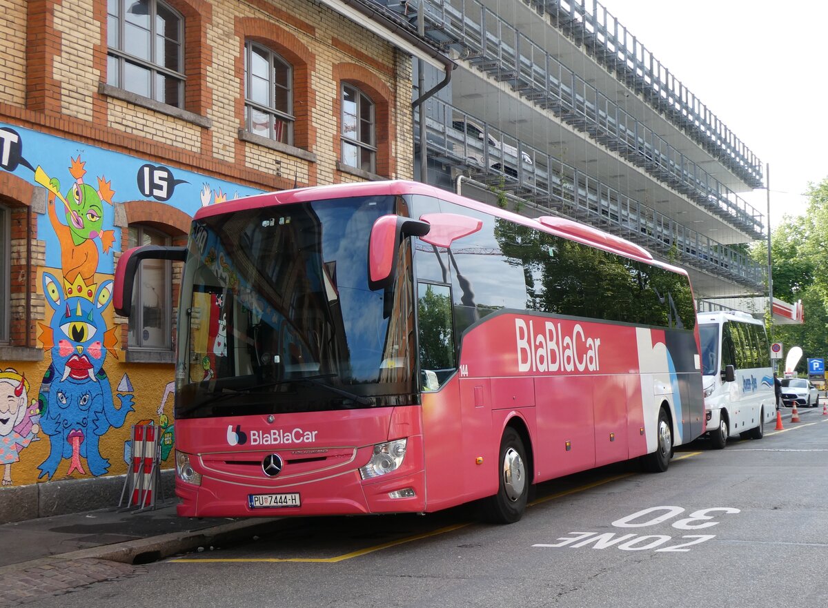 (262'906) - Aus Kroatien: Brioni, Pula - Nr. 144/PU 7444-H - Mercedes am 25. Mai 2024 in Z�rich, Sihlquai