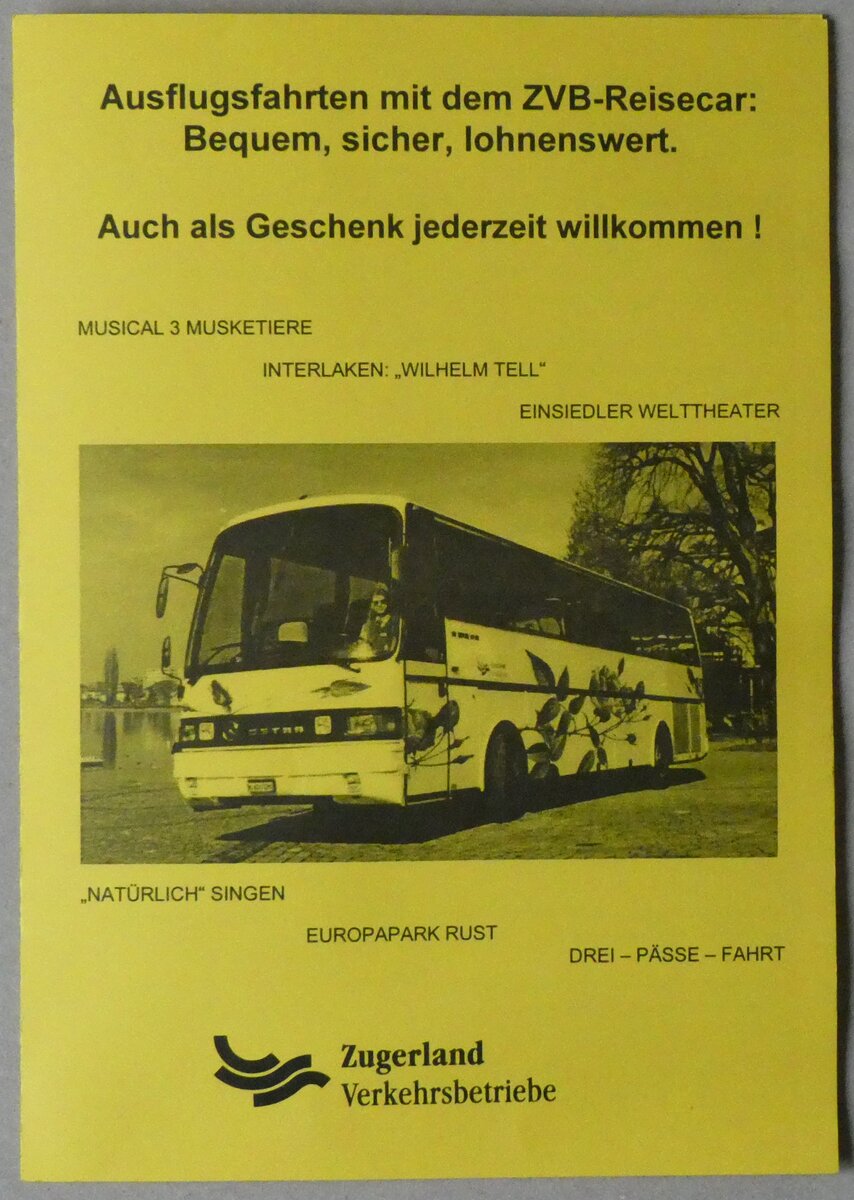(263'334) - ZVB-Ausflugsfahrten 2000 am 2. Juni 2024 in Thun