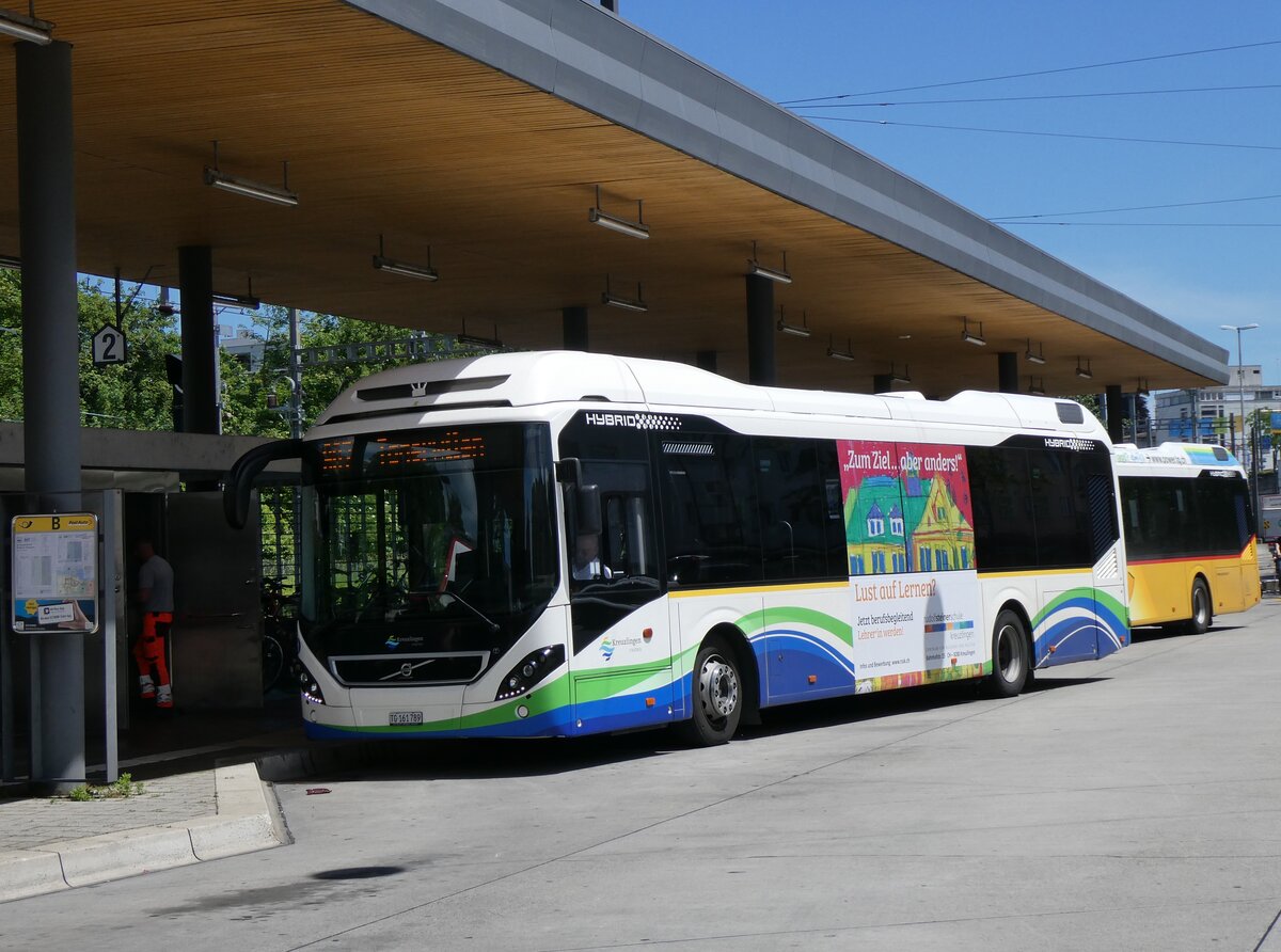 (263'383) - SBK Kreuzlingen - Nr. 89/TG 161'789 - Volvo am 4. Juni 2024 beim Bahnhof Kreuzlingen