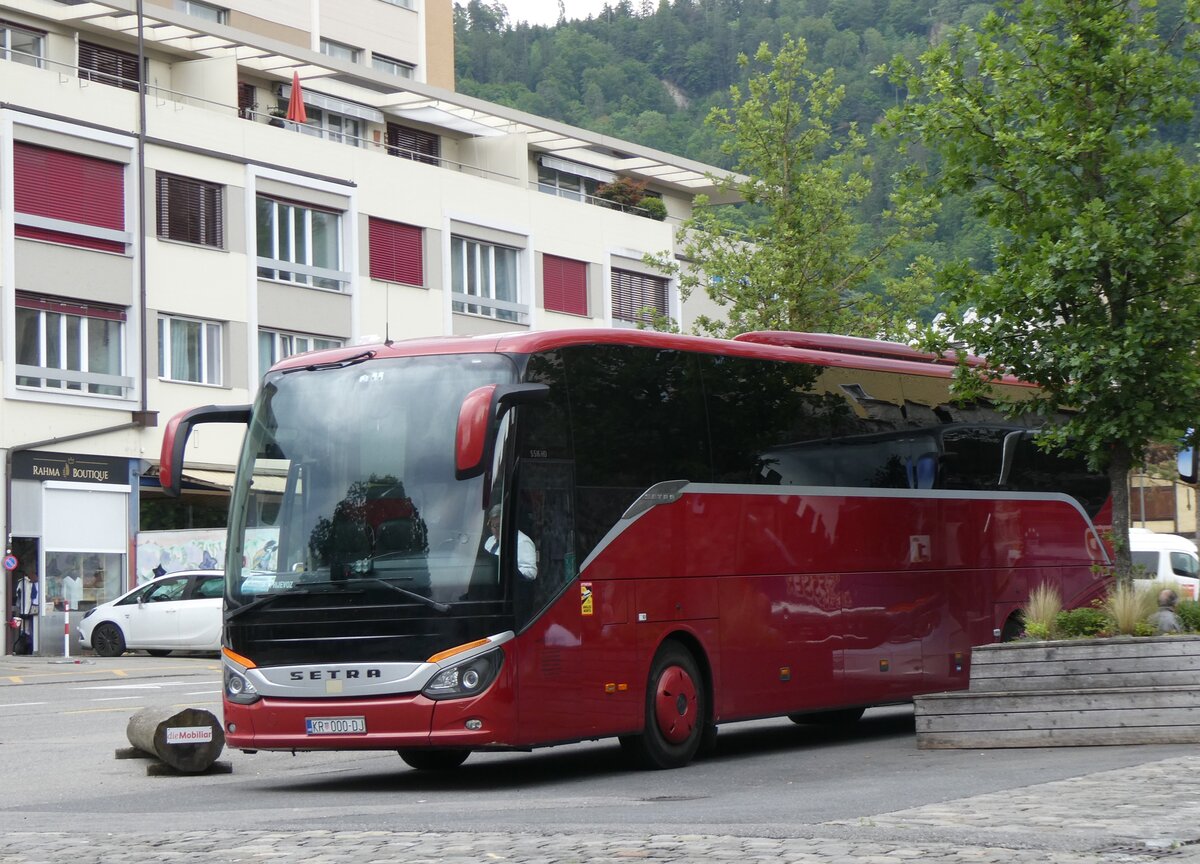 (263'421) - Aus Kroatien: Mondea Travel, Poznanovec - KR 000-DJ - Setra am 6. Juni 2024 in Thun, Berntorplatz
