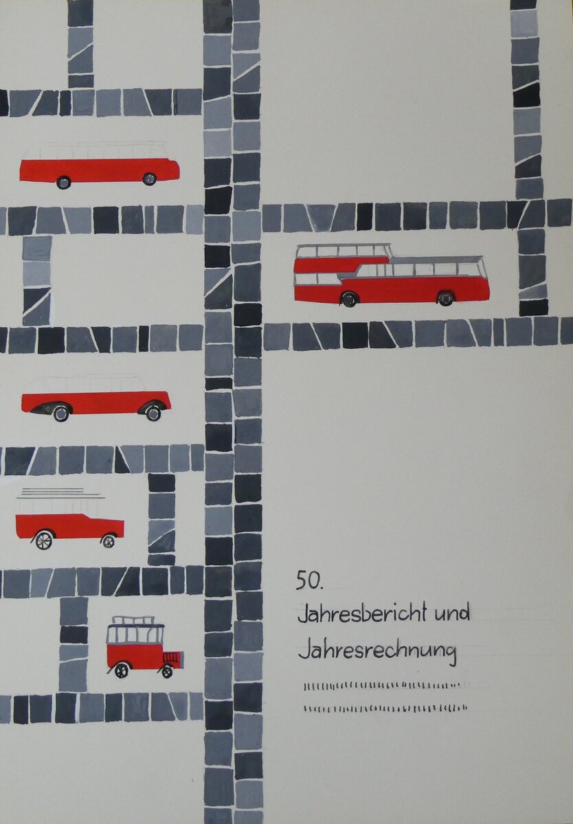 (263'439) - Entwurf zum 50. AFA-Jubil�um 1967 - 50. Jahresbericht und Jahresrechnung - am 7. Juni 2024 in Adelboden, Dorfarchiv