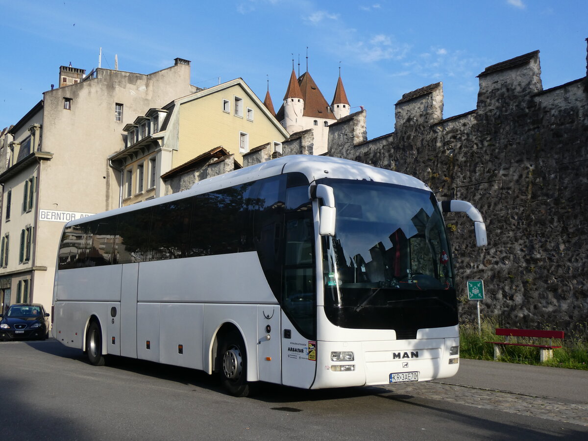 (263'676) - Aus Polen: Arbatur, Stalowa Wola - KR 3AE70 - MAN am 13. Juni 2024 in Thun, Berntorplatz