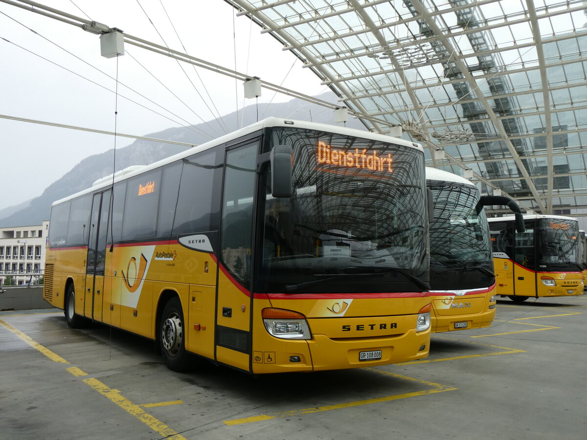 (263'836) - TpM, Mesocco - Nr. 8/GR 108'008/PID 10'045 - Setra am 20. Juni 2024 in Chur, Postautostation