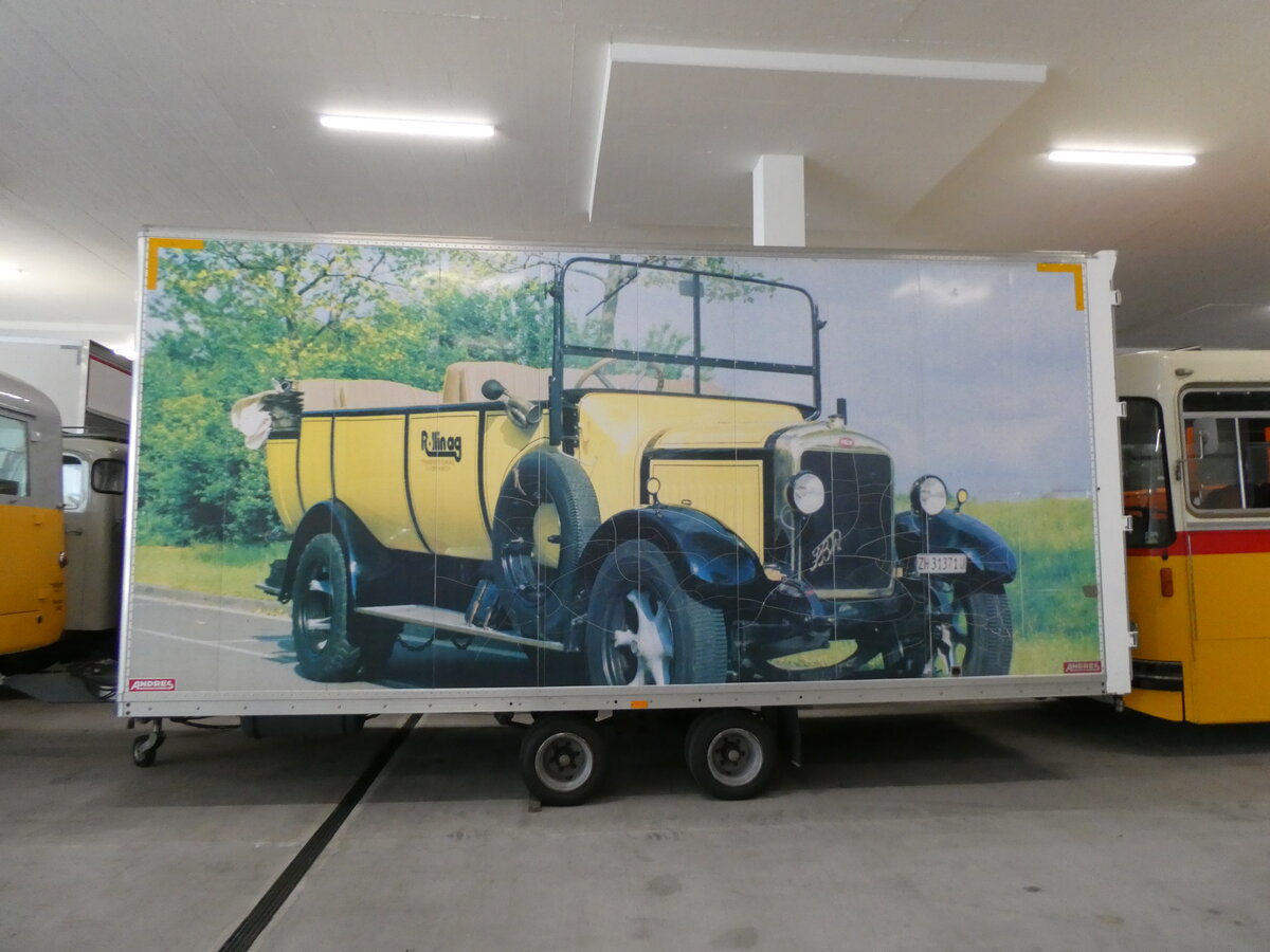 (263'880) - R�llin, Hirzel - Andres Gep�ckanh�nger am 22. Juni 2024 in N�fels, FBW-Museum