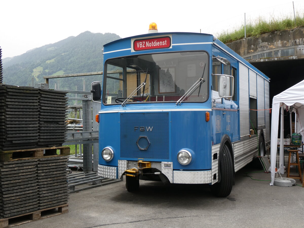 (264'151) - VBZ Z�rich - Nr. 440 - FBW/T�scher am 29. Juni 2024 in Interlaken, Flugplatz