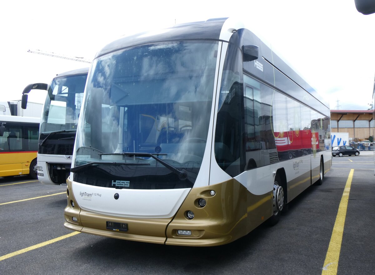 (264'239) - Interbus, Kerzers - eHess (ex Vorf�hrfahrzeug Hess) am 30. Juni 2024 in Kerzers, Interbus